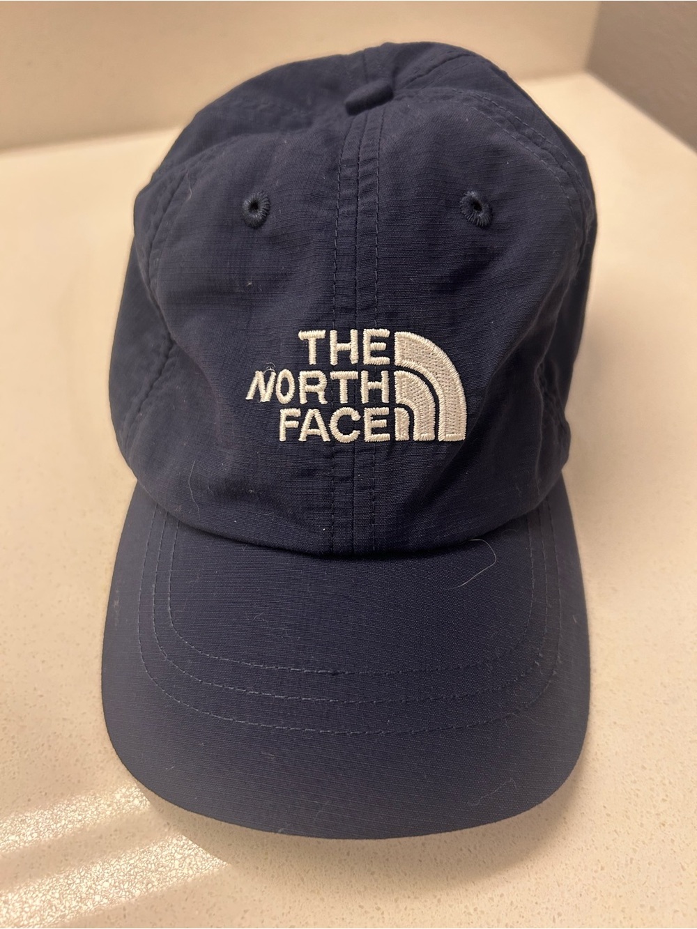 The North Face Kids Navy Blue Logo Cap